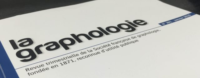 S’informer sur la Revue La graphologie