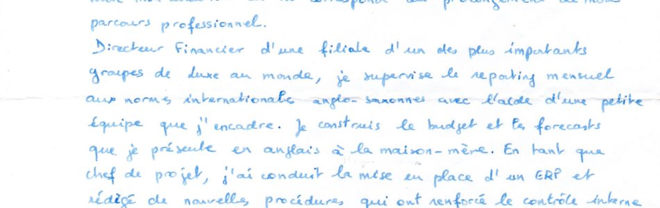 écriture 308