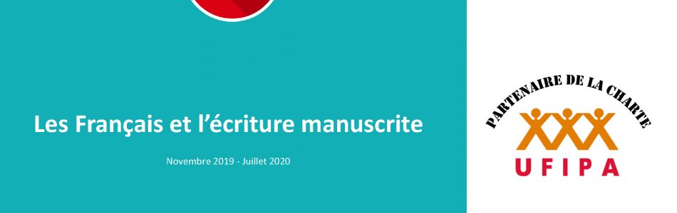 Les Français et l’écriture manuscrite . Sondage OpinionWay pour l’UFIPA